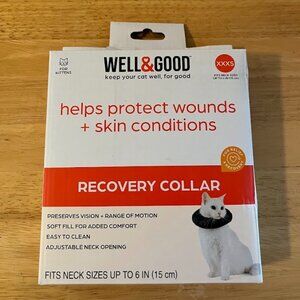 Well & Good Recovery Collar for Kittens, XXXS (Neck Size up to 6") - New